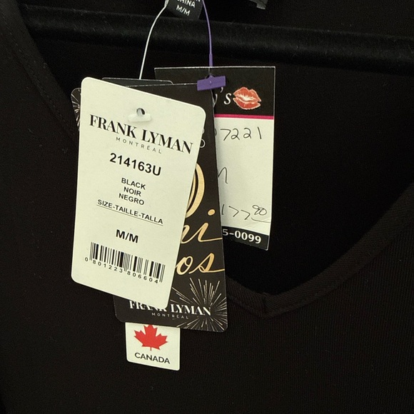 NWT Frank Lyman Black Statement Dress | Size M - Picture 6 of 6